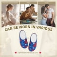thumbnail image 7 of Lsque Nautical Animals Pattern Womens Comfort Cotton on Scuff With Memory Foam and Anti-skid Sole Slipper-46/47, 7 of 7