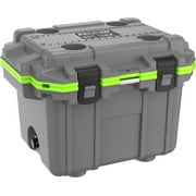 Pelican 30QT Dark Grey/Green ELITE COOLER