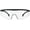 Clear, variant on Zayaan Health, Simone Safety Glasses Gray and Black, Anti-Scratch & Fog (Pack of 1)
