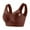 Coffee, variant on Tweang Wide Straps Bra Wireless Bra Padded Bras Adjustable Bra for Women No Underwire Bras Underwear Bra womens underwear Wide Adjustable Straps Wide Straps Bra for Women Seamless Bra Beige 5XL