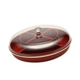 thumbnail image 3 of DimyFew Divided Serving Platter with Lid, Dustproof, Versatile, Appetizer Platter, Snack Platter for Kitchen, Household, New Year's, Holidays, Sweets, 3 of 8