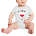 thumbnail image 2 of Everyone Loves an Polish Girl Cute Baby Bodysuit Baby Clothes (White, 3-6 Months), 2 of 5
