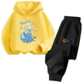 thumbnail image 5 of Conjunto de sudadera con capucha de Blancanieves de Disney para niñas de 3 a 14 años, sudadera informal de calle kawaii para niños, mono de camión de Frozen para niños, 5 of 5