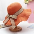 thumbnail image 3 of HAIJIE Beach Sun Straw Hat Womens Summer Dress Hat Wide Leaf Flower Bridal Shower Hat Sun Hats Beach Hat Woven Cowboy Hats for Women Swimsuit Outdoor Adventure Hats Hiking Hat Hat Size Wicker Fedora, 3 of 4