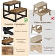 thumbnail image 3 of Banco Escalera para Baño y Cocina, Escalón Plegable de 2 Pasos Que Soporta 227kg, Antideslizante, Ajustable, Ideal para Niños y Adultos Mayores, 3 of 9