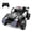 White&Black, variant on 24V 2-Seater Kids Police Ride On Car Electric Off-Road UTV Side by Side with 2WD Powered Wheel Electric Vehicle with Remote Control, Bluetooth, LED Light Gift for Boys and Girls 3+ Aged- Black&White