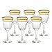 thumbnail image 3 of Lorren Home Trends Bol Collection Vin Rouge Melania, Ensemble de 6, Ambre, 3 of 4