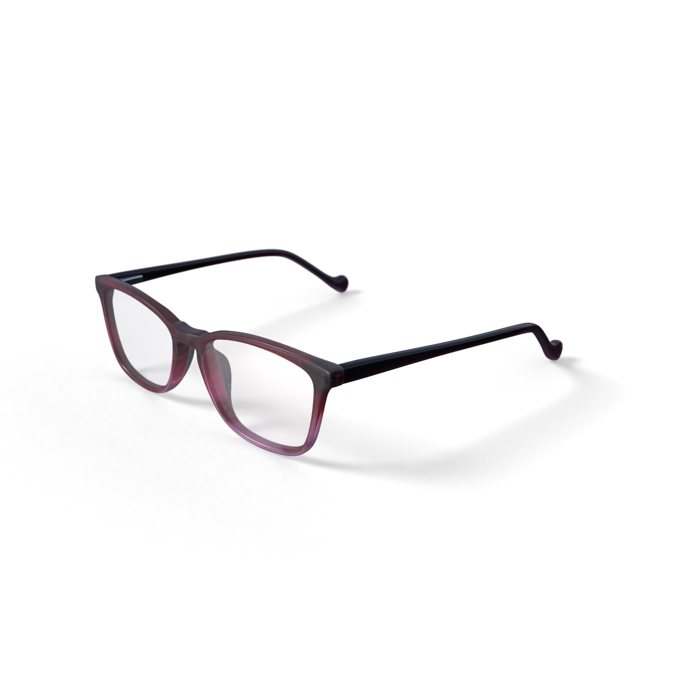 Walmart Women's Nora Square Prescription Eyeglasses with Case, Red/Pink