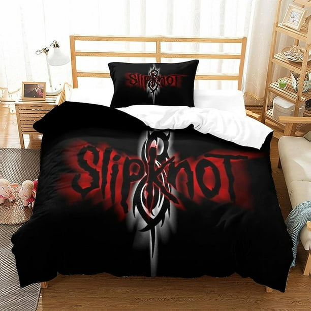 Slipknot Duvet Cover 3d Rock Band Bedding Set Girls Boys Kids Quilt Cover 2 Pcs Microfiber Soft Bedding Quilt Cover Walmart