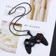 thumbnail image 5 of Fun Crystal Game Controller Pendant Necklace for Men - Punk Hip Hop Style Friendship Necklace  -  Unique Christmas Birthday Gifts for Son Grandson, 5 of 7