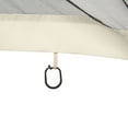 thumbnail image 6 of Homiyad 10x12 Gazebo with Netting, Canopy Tents with Zippers, black rings, high-quality polyester, Washable, (Sidewall Only) Cream | Aosom.com, 6 of 8