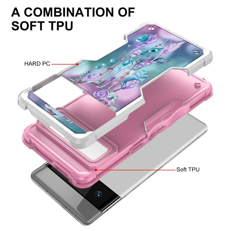 Google Pixel 7 Phone Case, Rosebono Dual Layer Graphic