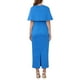 thumbnail image 4 of INSPIRE CHIC Conjuntos de Vestido Formal para Mujeres, Elegantes Vestidos de Cóctel para Invitadas de Boda de 2 piezas con Capa XL Gris Azul, 4 of 6