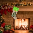 thumbnail image 3 of Decoración de calcetines navideños Papá Noel Muñeco de nieve Bolsa de caramelos Calcetines de árbol de Navidad Adornos colgantes, 3 of 6