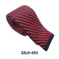 thumbnail image 4 of transemion Men'S Skinny Tie Thin Slim Solid Formal Knitted Necktie, 4 of 7