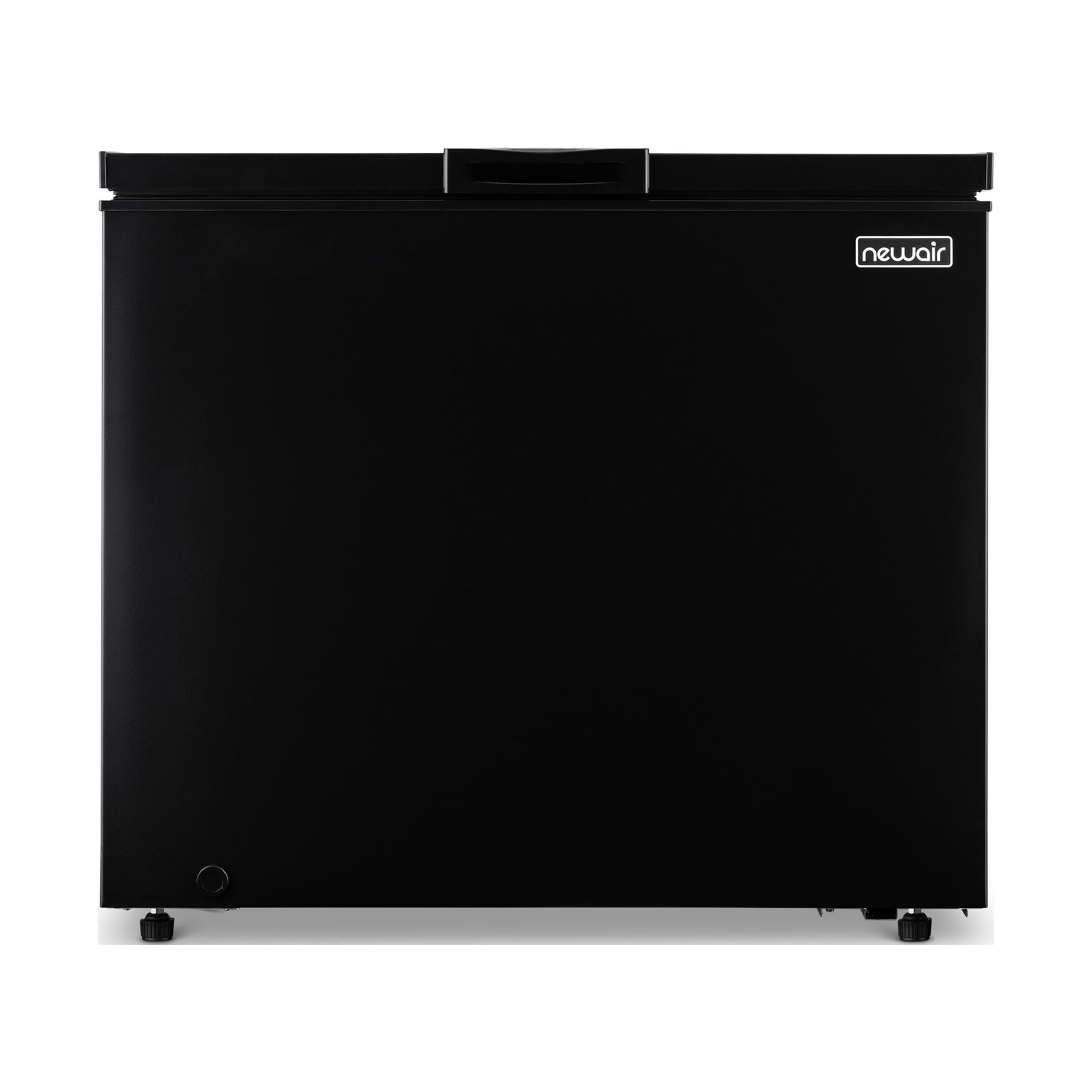 Newair 6.7 Cu. Ft. Compact Chest Freezer in Black, Temperature Control, Fast Freeze Mode, Door Alarm, Wire Basket, Self-Diagnose Program, and LED Lighting
