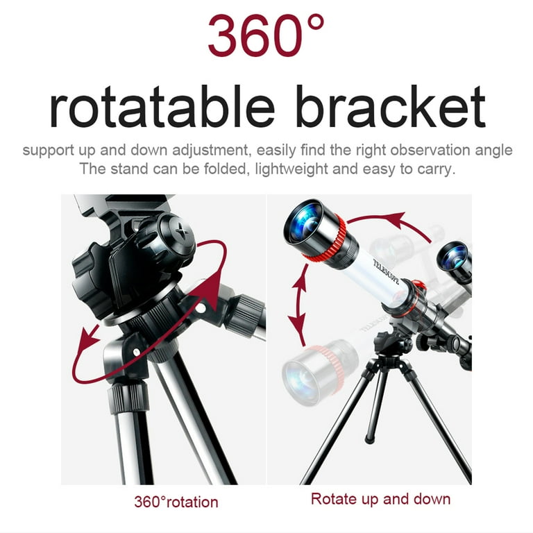 Telescopio Astronómico para niños 20x 30x 40x