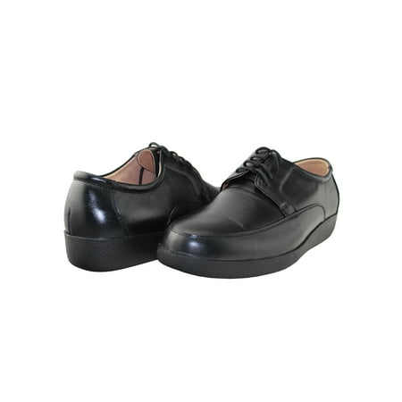 

Mens Oxford Glove Leather Shoes Comfortable Lace-Up Casual Walking Non-Slip Shoes