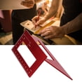 thumbnail image 1 of Degree Marking, Professional Wear Resistant Comfortable 45/90 Degree Angle Ruler  For Three Dimensional Marking Measuring Of 45 And 90 Degree, 1 of 8