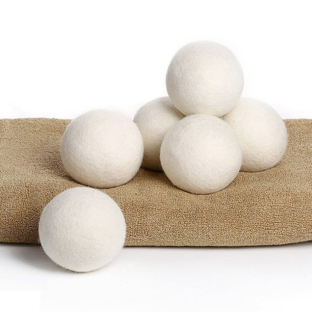 6 Pack Laundry ball, Wash ball,Reusable Wool Dryer Balls EcoFriendly