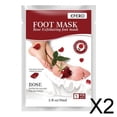 thumbnail image 1 of Mascarilla exfoliante para pies Fernando 2x removedor suave para bebé piel muerta talón agrietado rosa 2 piezas, 1 of 8