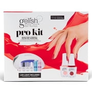 Gelish Pro Kit with Pro LED Light - Complete Manicure Set, UV/LED Nail Lamp, Gel Polishes, Essentials, Remover for Professional DIY Gel Nails At Home.