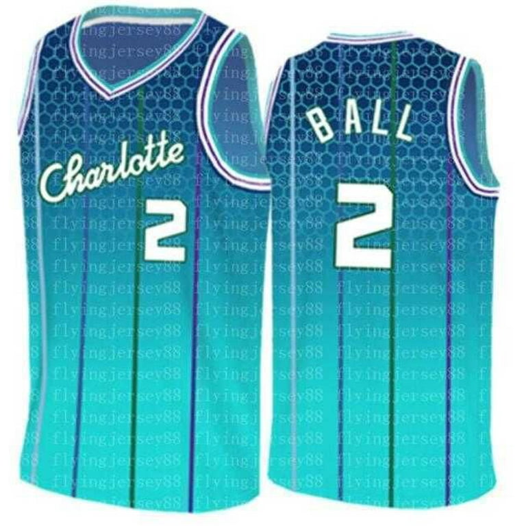NBA_ 75th Custom Jersey Charlotte''Hornets''MEN 6 Jalen McDaniels 22 Vernon  Carey Jr. 2 LaMelo Ball 0 Miles Bridges Basketball''nba''print 