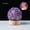 Amethyst, variant on MATROOY Natural Crystal Quartz Cluster Sphere Lamp Healing Night Light Home Decor-Amethyst