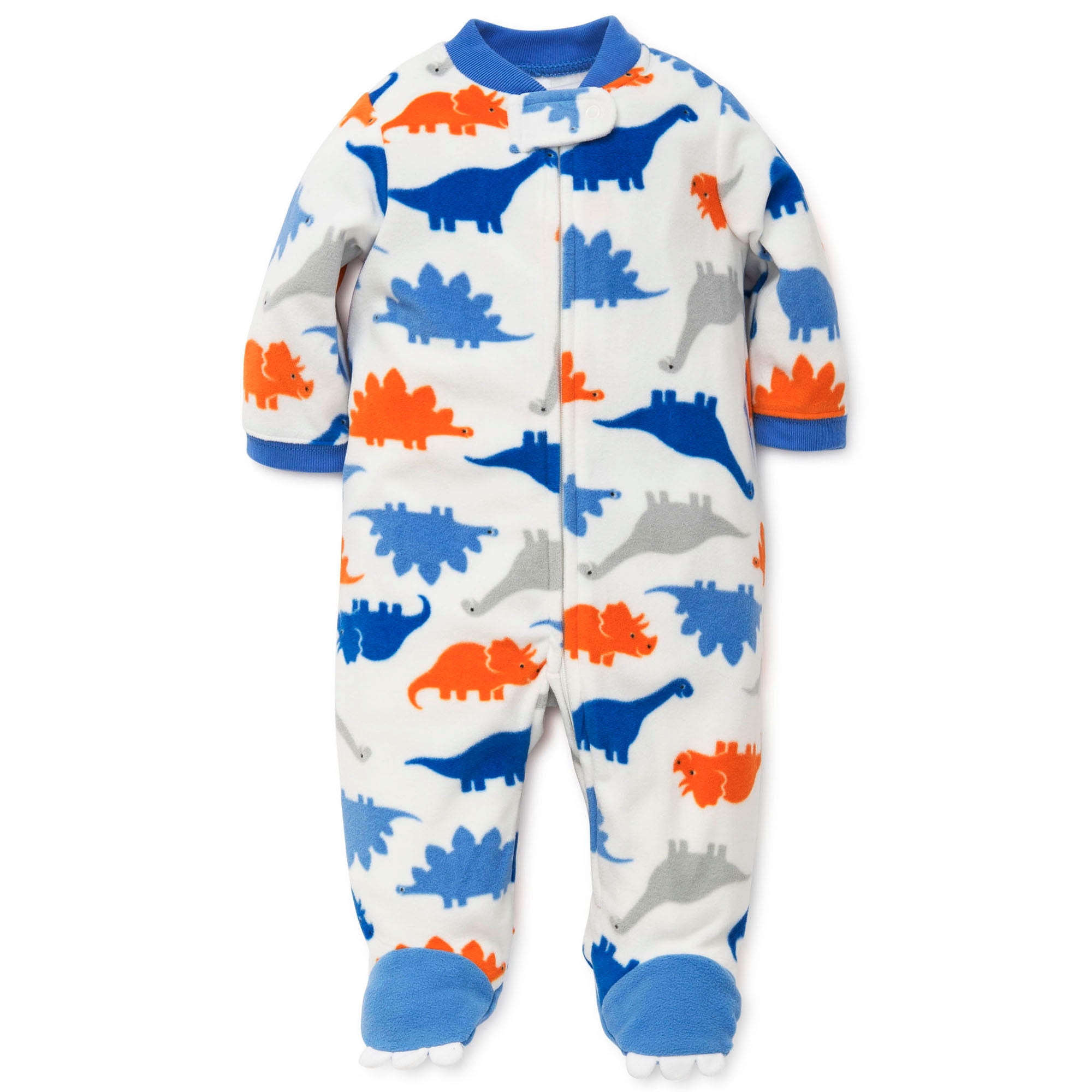 LTM Baby Dinosaur Footed Infant Blanket Sleeper Baby Pajamas Off