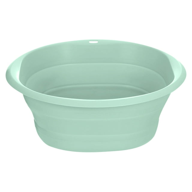 Binwennn Foldable Washbasin Dorm Washbasin Portable Travel Compression Basin