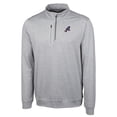 thumbnail image 2 of Men's Cutter & Buck  Gray Reno Aces Big & Tall Stealth Heathered Quarter-Zip Pullover Top, 2 of 3
