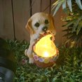 thumbnail image 4 of Figura Solar de cachorro, luz creativa y delicada para decoración de patio al aire libre, 4 of 7
