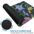 thumbnail image 3 of Garden Flowers Mouse Mat - Elevate Your Workspace | 31.5 × 11.8 inch | Non-Slip Rubber Base, Easy Slide, Splash Resistant | Portable, Personalized Design, 3 of 7