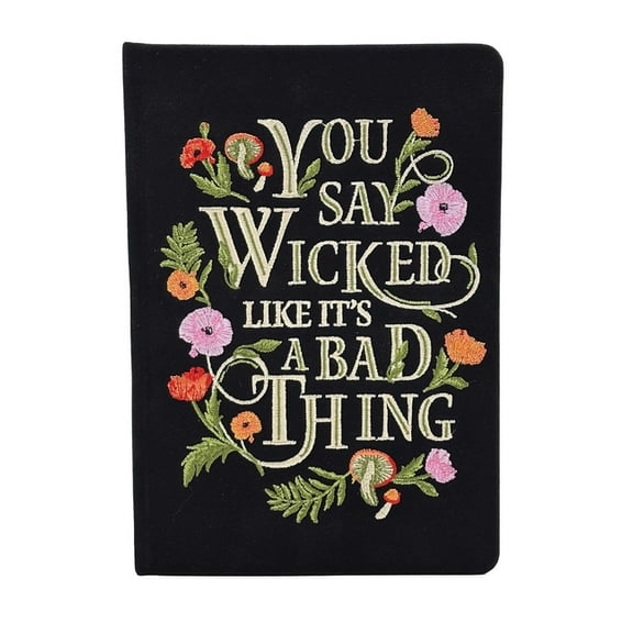 Wicked Wicked Embroidered Journal, (Hardcover)