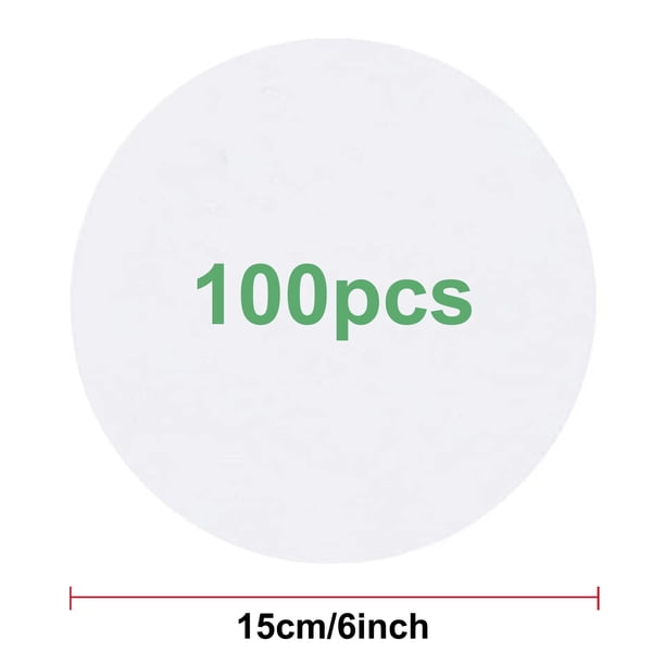 Juego De 5 Moldes Redondos Antiadherentes Para Tartas De 4 Pulgadas Con 100 Piezas De Papel Pergamino, Molde Para Hornear Para Mini Pastel, Pizza, Queso, No Tóxico Y A Prueba De Fugas