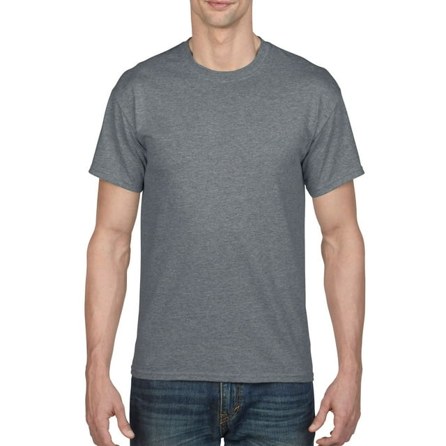 Gildan T-Shirt DryBlend pour Hommes, P, Graphite Chiné
