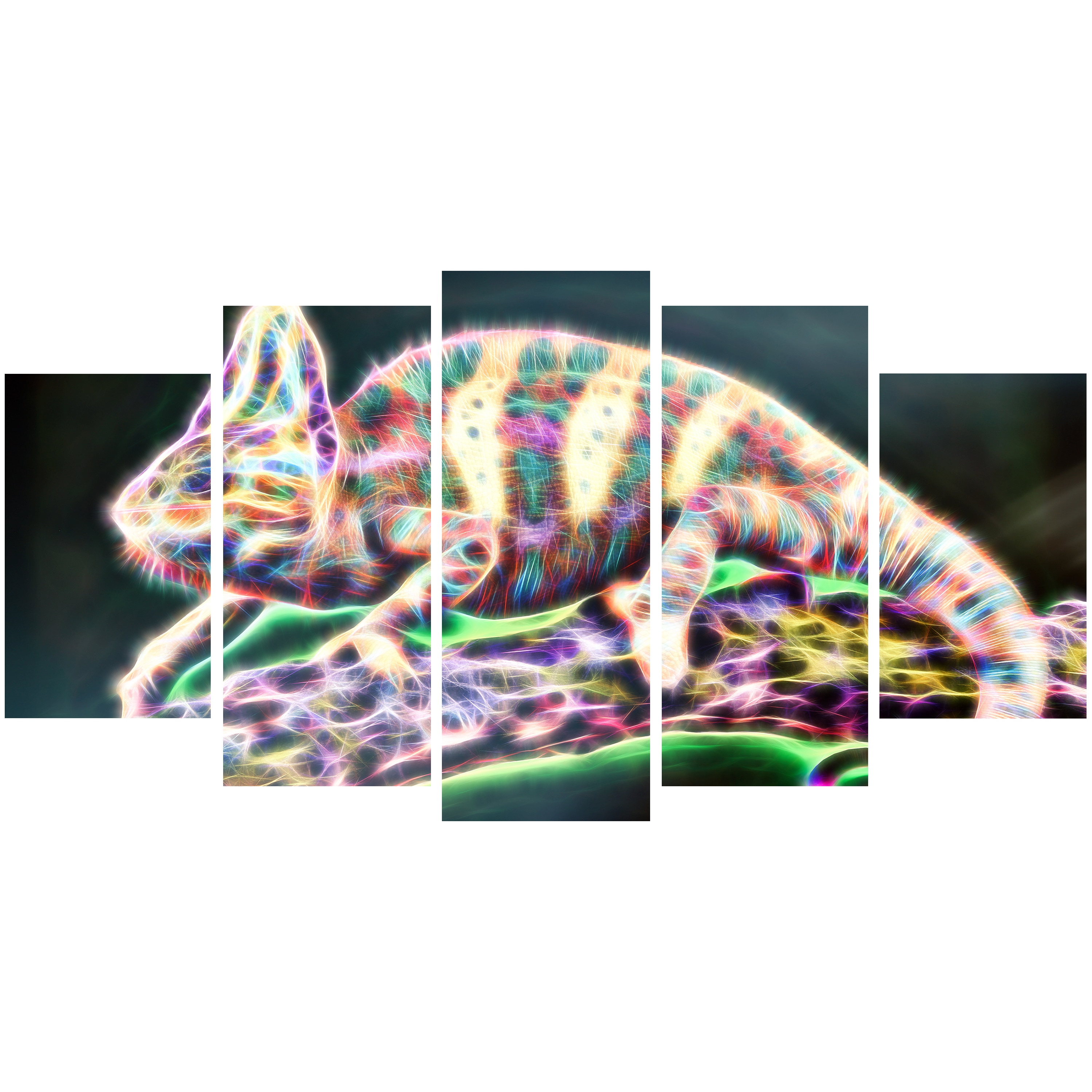 Design Art Iguana Life Canvas Art, 32" x 16"
