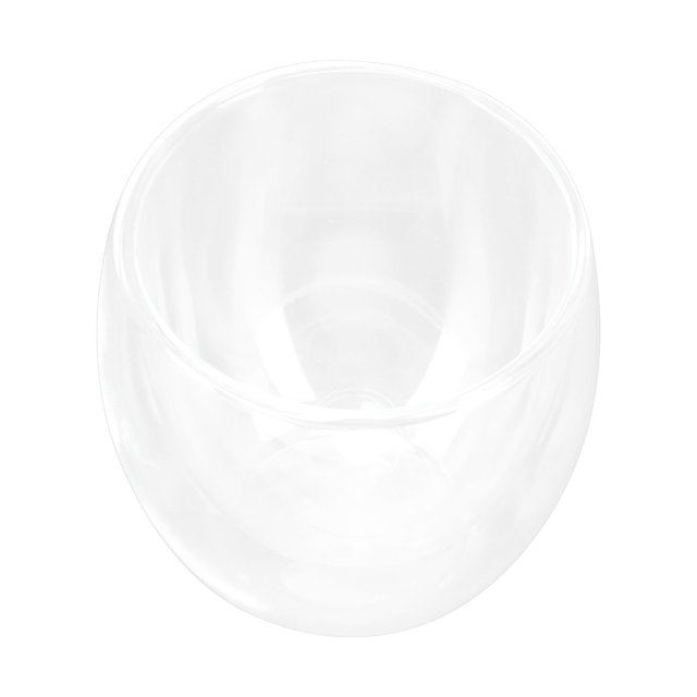 Taza de Leche Transparente Jadeshay 2 Capas Vidrio de Borosilicato