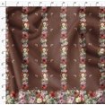 thumbnail image 4 of Soimoi Polyester Crepe Fabric Leaves & Rose Panel Decor Fabric Printed Yard 52 Inch Wide, 4 of 5