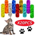thumbnail image 2 of 20 piezas de tapas de uñas de gato suaves de silicona antiarañazos / garra de pata de gato / protector de uñas para mascotas / cubierta de uñas de gato con pegamento y aplicador gratis, 2 of 5
