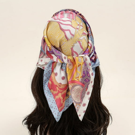 Yoyauz Silk Scarves Women's Neck Scarves With Satin Scarves For Headbands, Fashion Money Scarves, Handbags, Accessories, Accessories(27.55Inch)