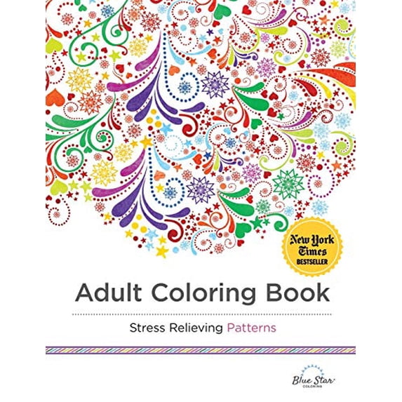 Pre-Owned Adult Coloring Book Stress Relieving Patterns, (Paperback)