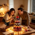 thumbnail image 3 of Diy Christmas Quilted Fabric Tree Kit,Holiday Patchwork Sewing Craft Set for Adult & Beginner,Handmade Tabletop Christmas Tree Holiday Decor Mantel Table Office Display,Gift for Quilting Lovers, 3 of 8