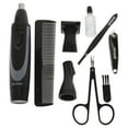 thumbnail image 2 of Barbasol All-In-One Mens Grooming , 10 Pc Comb, Scissors, Tweezers, Nail Clipper, Trimmer, Ear Trimmer, Nose Trimmer, Cleaning Brush, Oil, Storage Case, 2 of 6