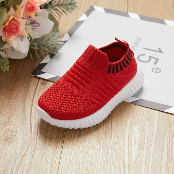 PatPat Toddler / Kid Breathable Knitted Solid Sneakers
