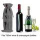 thumbnail image 3 of 1 To 10 Burlap Wine Bags Blind Wine Tasting,wine Bags Wedding Table Numbers,wine Tasting Bags,party, 3 of 5
