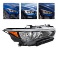 thumbnail image 3 of Fichiouy Headlights Compatible with 2014-2017Infiniti Q50 LED DRL Projector Headlight Assembly Passenger Side Replacement Black housing, 3 of 12