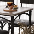 thumbnail image 2 of OUYAWEI Dining Table Set for 4,Kitchen Table and 2 Chairs & 1 Bench with UpholsteRed ,4 PCS Dining Table Set for Small Space,Apartment,Gray, 2 of 8