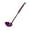 Purple, variant on Fat Separator Ladle, BYEGOU Stainless Steel Rainbow Oil Filter Skimmer Spoon with Ergonomic Round Handle, Durable Kitchen Gravy Soup Ladle for Soup Sauce Hot Pot Oil, 11 Inch, Dishwasher Safe