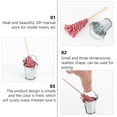 thumbnail image 3 of HERFIER Red Mop with Bucket - Small House Accessory, 3 of 8